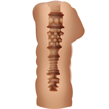 Lola Games Satisfaction Dumpling, загорелый - Мастурбатор в виде вагины - купить в секс шопе