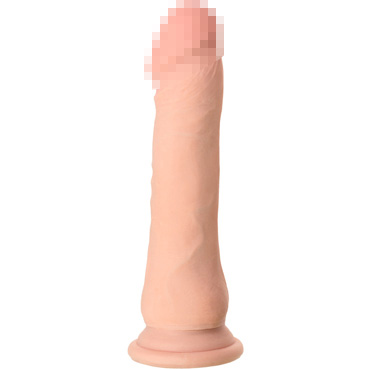 Bioclon Premium Реалистичный вибратор 21 см, телесный - С креплением в виде присоски - купить в секс шопе