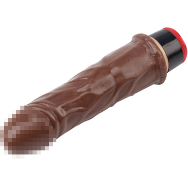 Chisa Real Touch XXX 7” Vibe Cock, коричневый — фото 2