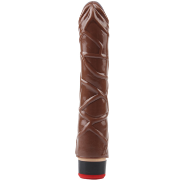 Chisa Real Touch XXX 9” Vibe Cock, коричневый — фото 3