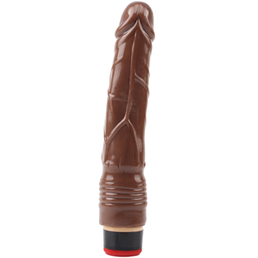 Chisa Real Touch XXX 9” Vibe Cock, коричневый — фото 3