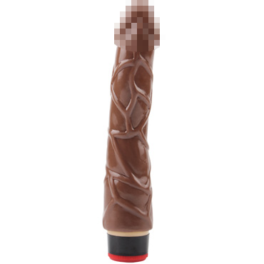 Chisa Real Touch XXX 9” Vibe Cock, коричневый — фото 3