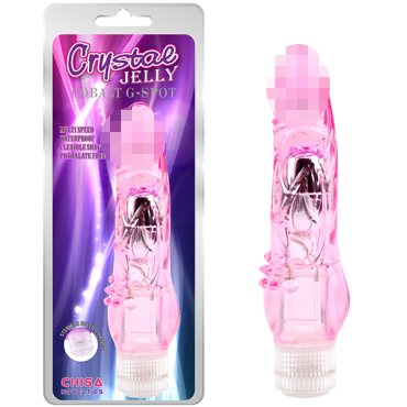 Chisa Crystal Jelly Cobalt G-Spot, розовый — фото 1