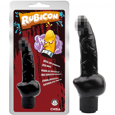 Chisa Rubicon Obsidian Vibe Cock, черный — фото 1