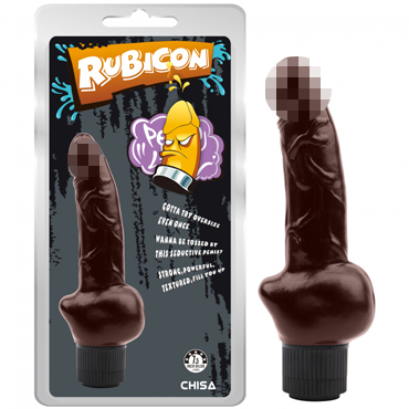 Chisa Rubicon Obsidian Vibe Cock, коричневый — фото 1
