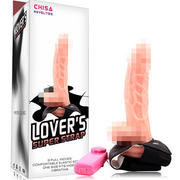 Chisa Lover's Super Strap Stunt Cock, телесный — фото 1