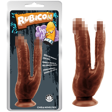 Chisa Rubicon Dark Magic Dual Penis, коричневый — фото 1