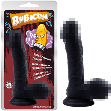 Chisa Rubicon Gentle Black Penis, черный — фото 1