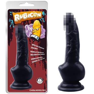 Chisa Rubicon Obsidian Intruder Penis, черный — фото 1