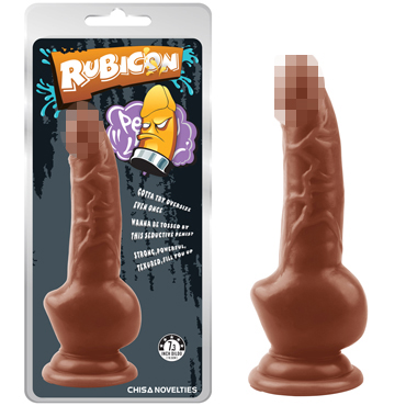 Chisa Rubicon Obsidian Intruder Penis, коричневый — фото 1