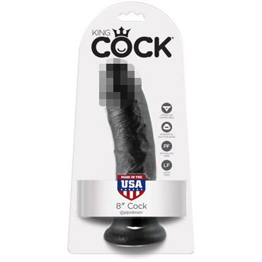 Pipedream King Cock 20 см, черный