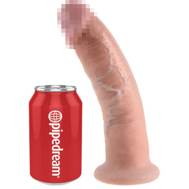 Pipedream King Cock 23 см, телесный - Фаллоимитатор на присоске - купить в секс шопе