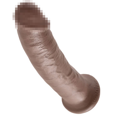 Pipedream King Cock 23 см, коричневый, Фаллоимитатор на присоске и другие товары Pipedream с фото