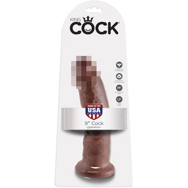 Pipedream King Cock 23 см, коричневый
