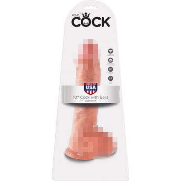 Pipedream King Cock Cock with Balls 25 см, телесный