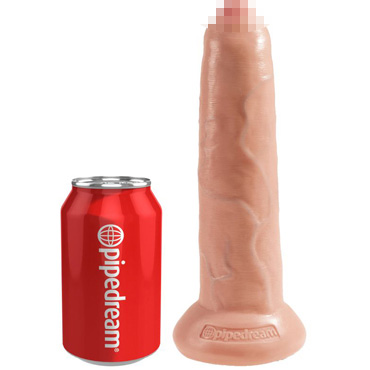 Pipedream King Cock Uncut 23 см, телесный, Фаллоимитатор с подвижной крайней плотью на присоске и другие товары Pipedream с фото