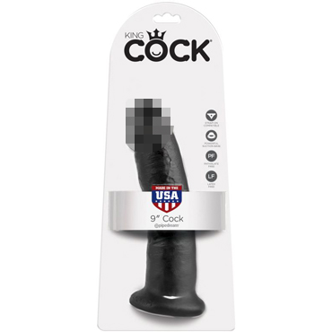 Pipedream King Cock 23 см, черный