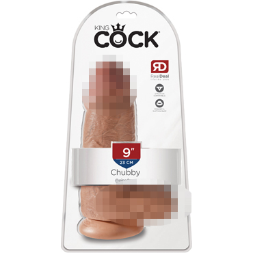 Pipedream King Cock Chubby 23 см, загорелый