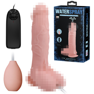 Baile Ejection Hero, телесный, Вибратор реалистичной формы с имитацией эякуляции