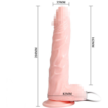 Baile Fiery Dong, телесный, Вибромассажер-ротатор с функцией нагрева и другие товары Baile с фото