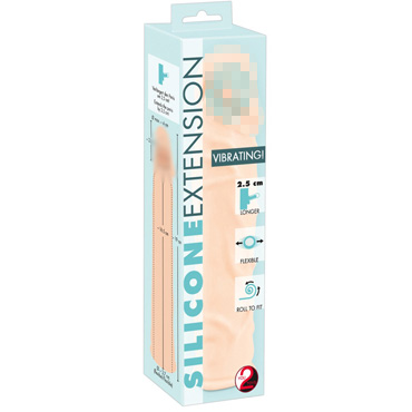 You2Toys Silicone Extension Vibrating, телесная — фото 8