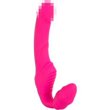 You2Toys Vibrating Strapless Strap-On Double Teaser, розовый - фото, отзывы