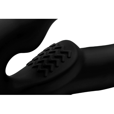 XR Brands Strap U Urge, черный, Женский безремневый страпон с пультом ДУ и другие товары XR Brands с фото