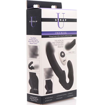 XR Brands Strap U Urge, черный - подробные фото в секс шопе Condom-Shop