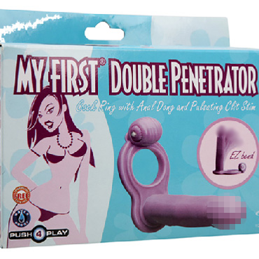 Topco My First Double Penetrator, фиолетовая — фото 2