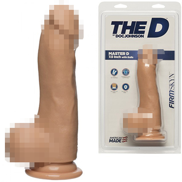 Doc Johnson The D Master D Firmskyn With Balls 19 см, телесный