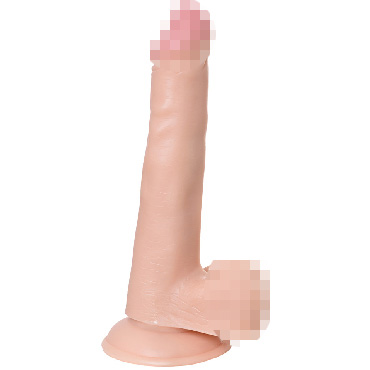 ToyFa RealStick Elite Nude 22 см, телесный - Реалистичный фаллоимитатор на присоске - купить в секс шопе