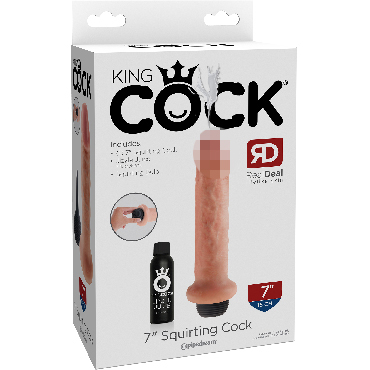 Pipedream King Cock Squirting Cock 18 см, телесный