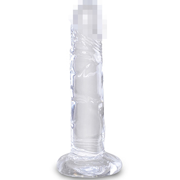 Pipedream King Cock 15 см, прозрачный - Фаллоимитатор на присоске - купить в секс шопе