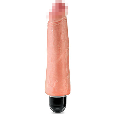 Pipedream King Cock Vibrating Stiffy 20 см, телесный — фото 2