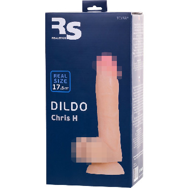 ToyFa RealStick Silicone Chris H, телесный — фото 7