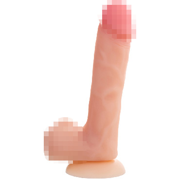 ToyFa RealStick Silicone Ryan G, телесный - Реалистичный фаллоимитатор на присоске - купить в секс шопе