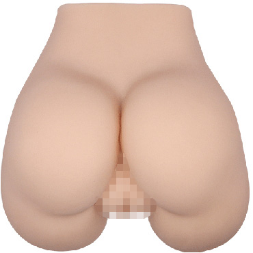 Baile Crazy Bull Vagina and Anal, телесный - Мастурбатор вагина и анус с вибрацией на ДУ - купить в секс шопе