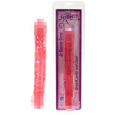 Doc Johnson Crystal Jellies Jr Double, розовый