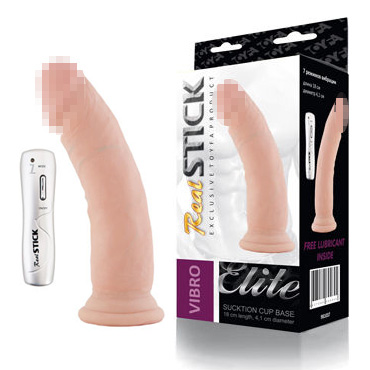 ToyFa Real Stick Elite Vibro, 18 см