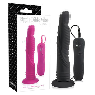 Howells Aphrodisia Ripple Dildo Vibe, черный — фото 1