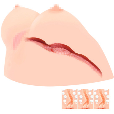 Kokos Juliana Breast - Мастурбатор с вибрацией и ротацией, грудь с вагиной - купить в секс шопе