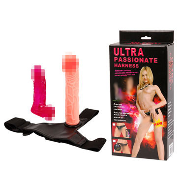 Baile Ultra Passionate Harness, Женский страпон с двумя насадками