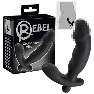 Rebel Cock-shaped Vibe, черный — фото 1