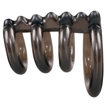 Bad Kitty Cock Ring 4 rings, черная