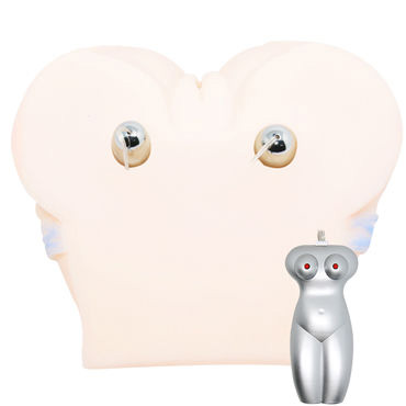 Baile Passion Lady Мастурбатор в джинсах, светло-телесный - С вибрацией и голосом - купить в секс шопе