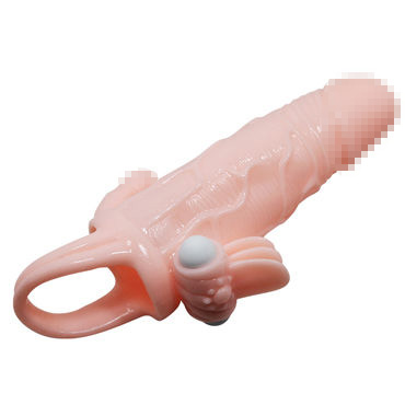 Baile Brave Man, телесная, Удлиняющая вибронасадка и другие товары Baile с фото