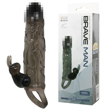 Baile Brave Man с клиторальным кроликом, черная