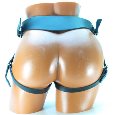 BDSM Арсенал Трусики для страпона XXXL, черные - фото, отзывы