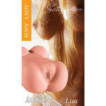 Lola Toys Satisfaction Foxy Lady Lisa, телесный - Мастурбатор в виде вагины - купить в секс шопе