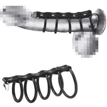 Blue Line 5 Ring Rubber Gates of Hell With Lead, черный